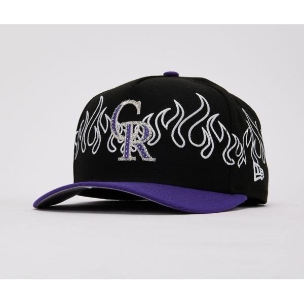 NEW ERA（ニューエラ） フレイム 炎 ラインストーン ロゴ コロラド