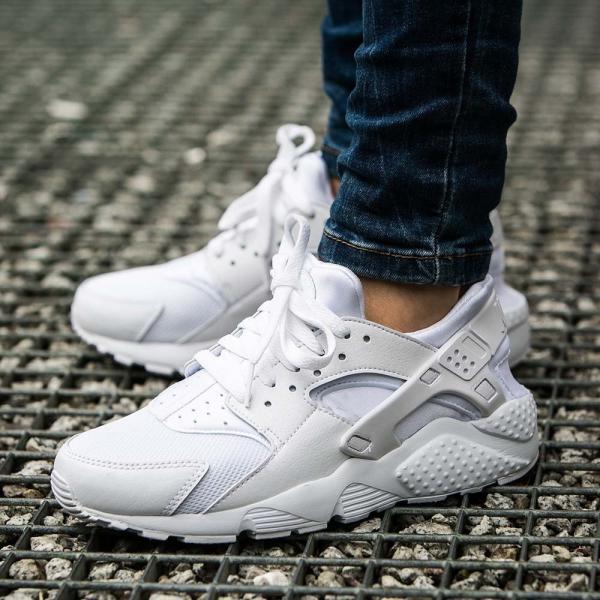 ナイキ エアハラチ Nike Huarache Run オールホワイト GS