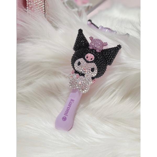 クロミちゃん フェイスヘアブラシ スワロフスキー