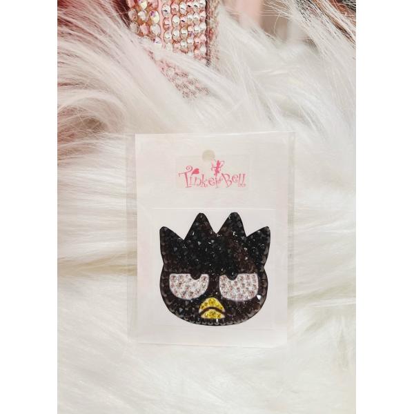 シール バッドばつ丸 顔 スワロフスキー デコレーション SWAROVSKI