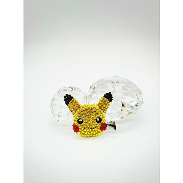 ピカチュウ 前髪クリップ スワロフスキー デコレーション : 麻布十番