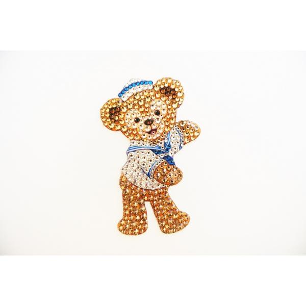 SWAROVSKI シール ダッフィー 全身 スワロフスキー