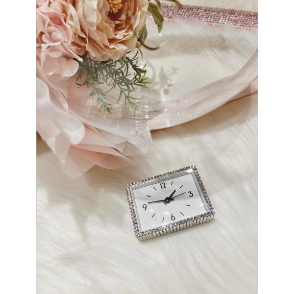 SWAROVSKI オリジナルクロック ミニ クリスタル スワロフスキー