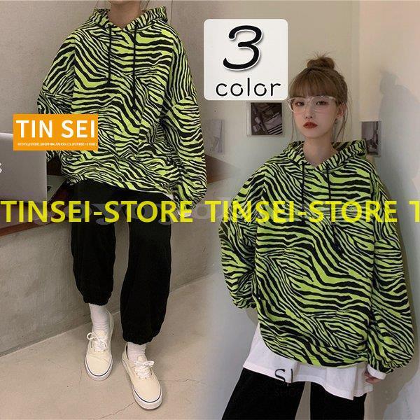 パーカーレディース大きいサイズゼブラ柄カットソーフード付きtシャツドロップスリーブ長袖トップス Tin0914 Tops1909 Tinseiヤフー店 通販 Yahoo ショッピング