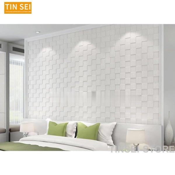 20枚3 d立体壁貼り砂岩自己接着壁紙レンガ紋テレビ背景壁