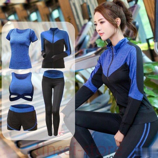 スポーツウェア レディース セット 細見せ トレーニングウェア 上下 ランニング ウェア 可愛い フィットネスウェア おしゃれ Tin3 Yoga24 Tinseiヤフー店 通販 Yahoo ショッピング