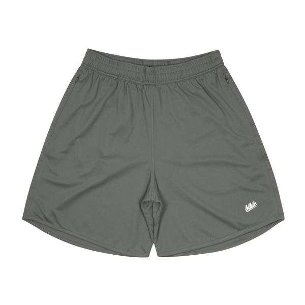 ballaholic Basic Zip Shorts 【BHBSH00537CGW】charcoal gray/white  