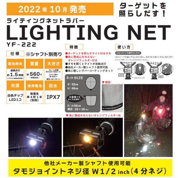 ハピソン ライティングネット ラバー YF-222 (ランディングネット) Hapyson ライティングネットラバー YF-222 ハピソン : TIPSヤフー