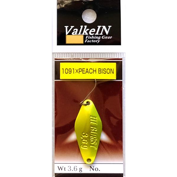 ヴァルケイン ハイバースト 3.6g 1091×ピーチバイソン グリーン