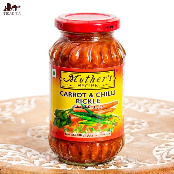 Mother インド料理 アチャール 〔300g〕にんじんと唐辛子のアチャール（ピクルス）(Mother's) ミックス スパイス