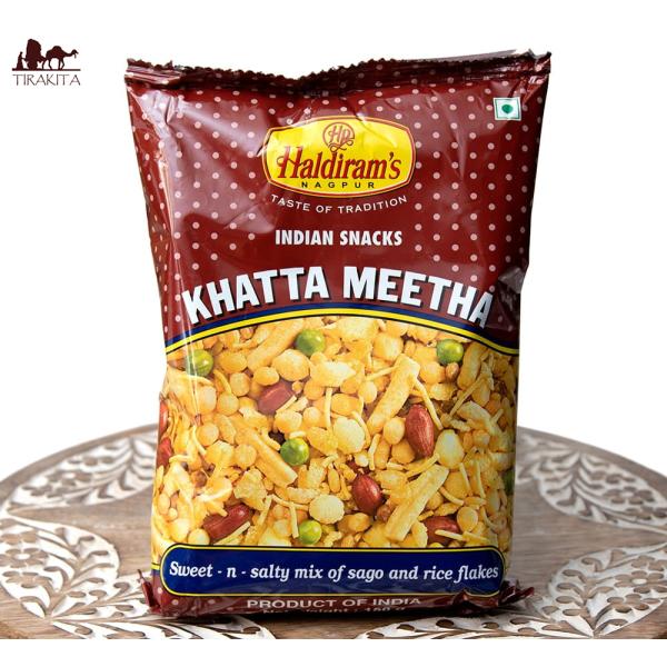 インド産 インドのお菓子 ハルディラム ナムキーン 甘酸っぱいスナック カッタミータ KHATTA MEETHA ベジタリアン