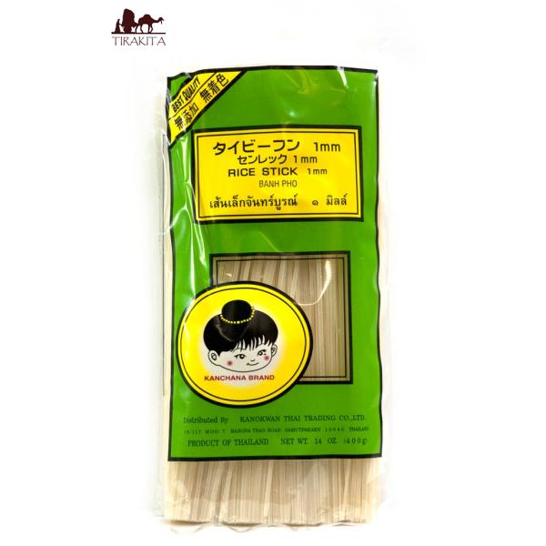 [Release date: October 1, 2010]ビーフン ストレート 幅1ミリ パック[400g] / タイ料理、タイ、春雨、ビーフン  インド アジアの食材 【インドとアジアン食品・食材