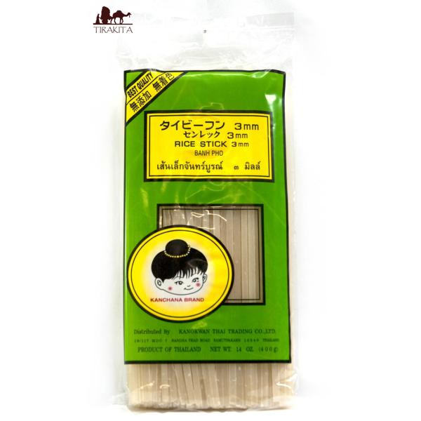 [Release date: October 1, 2010]ビーフン ストレート 幅3ミリ パック[400g] / タイ料理、タイ、春雨、ビーフン  インド アジアの食材 【インドとアジアン食品・食材