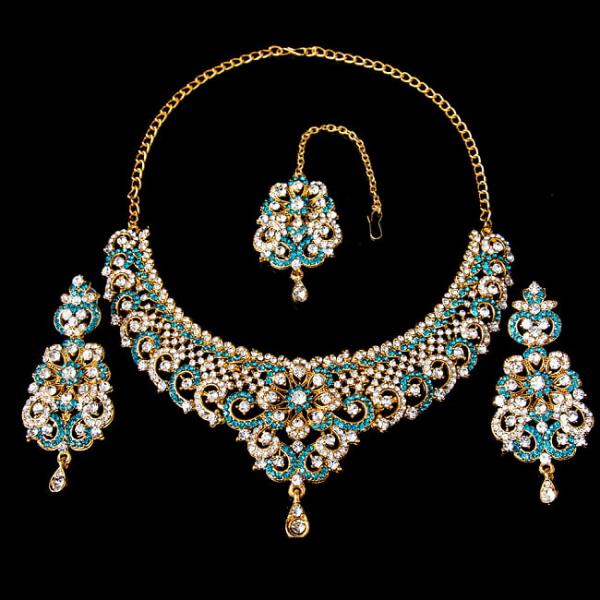 ピアス、ネックレス　2-7-260130-20-1 セット ネックレス ピアス アクセサリー アクセサリーセット インド