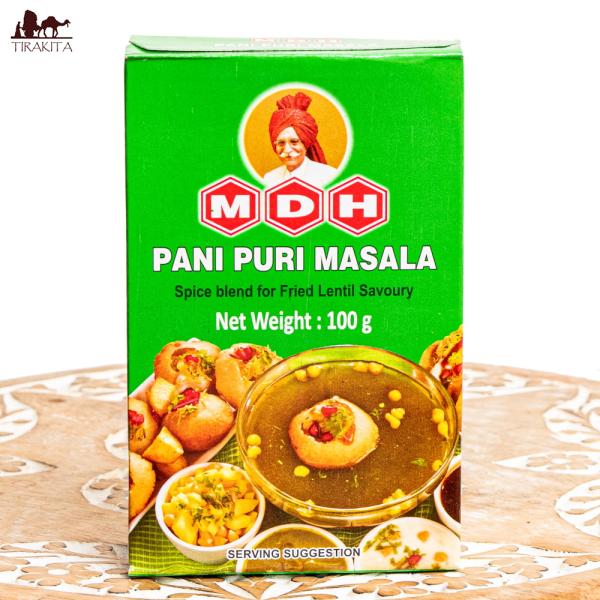 パニプリ インドスナック 屋台 スパイス料理 マサラ ミックス 100g 小サイズ (MDH) 簡単料理 家庭用スパイス