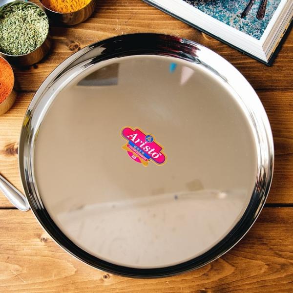 大皿 プレート ラウンドターリー 丸皿 ターリープレート カレー カレー大皿 27.5cm 重ね収納ができるタイプ
