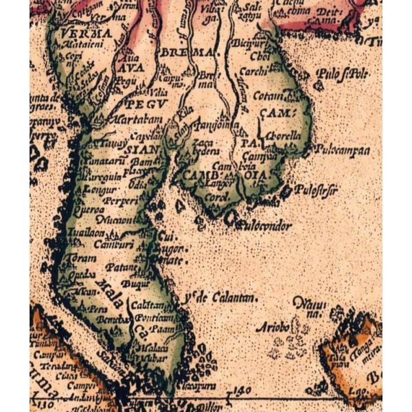 地図 アンティーク地図 古地図 世界地図 16世紀 アンティーク地図ポスター Indiae Orientalis Buyee Buyee 日本の通販商品 オークションの代理入札 代理購入