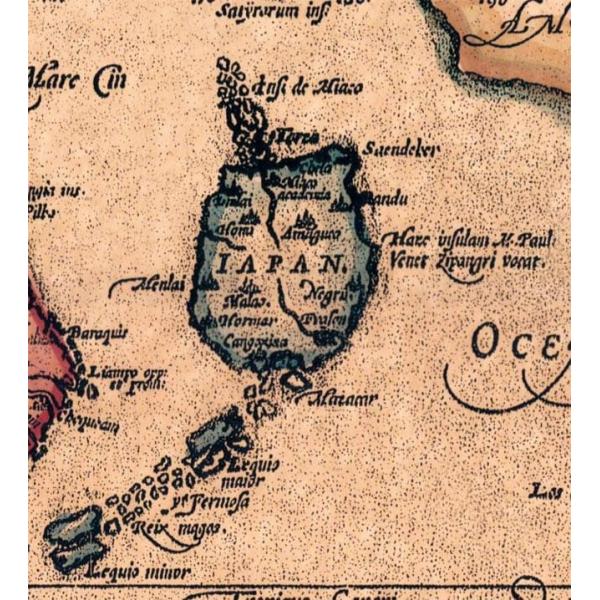 地図 アンティーク地図 古地図 世界地図 16世紀 アンティーク地図ポスター Indiae Orientalis Buyee 日本代购平台 产品购物网站大全 Buyee一站式代购 Bot Online