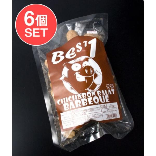 セット Best１ フィリピンのお菓子 豚 (6個セット)〔低糖質ロカボスナック〕チチャロン 豚皮の唐揚げ