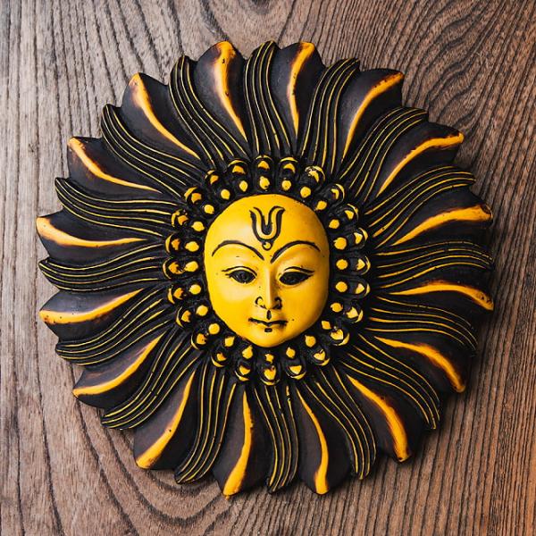 レジン 神様 ヒンドゥー教 仏教 置物 〔壁掛けタイプ〕インドの神様