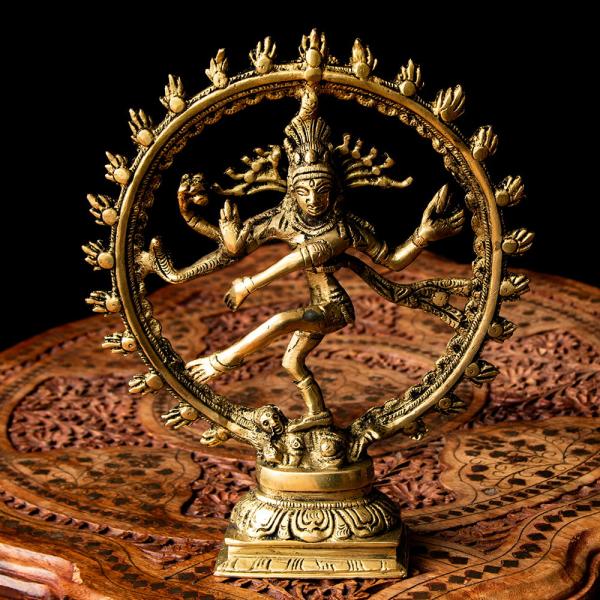 ナタラージャ（シヴァ神）像 金属製 約9.5cm ー インドの小さな