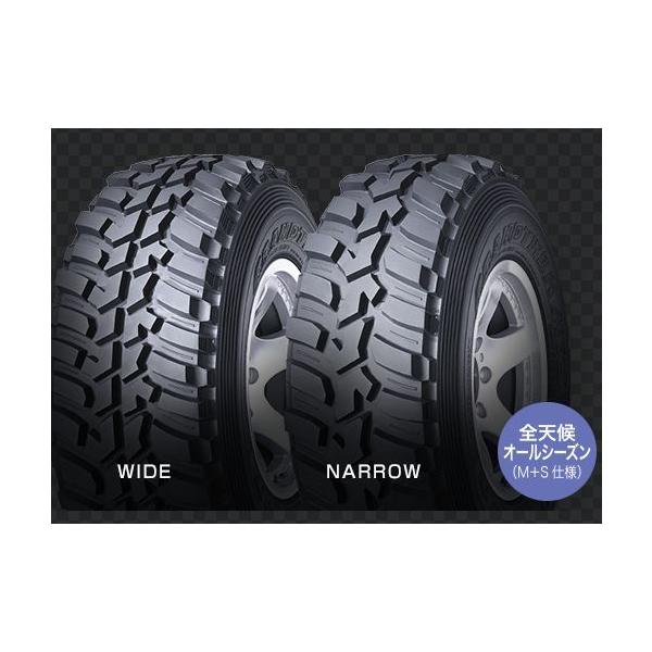 DUNLOP GRANDTREK MT2 225/75r16 走行950km Dunlop Tire Grandtrek MT2