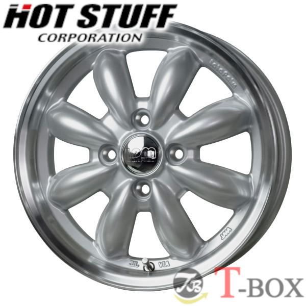 HOT STUFF (4本セット価格) 14インチ 4.5J 4/100 ホットスタッフ HOT STUFF (4本セット価格) 14インチ 4.5J 4/100 ホットスタッフ