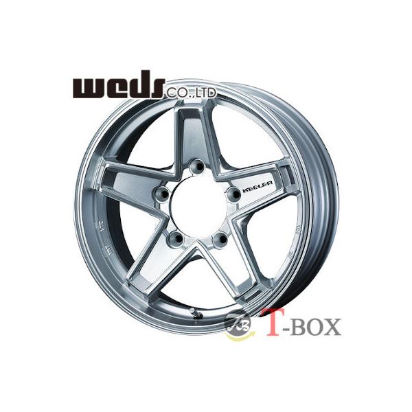 (4{Zbgi) WEDS ADVENTURE KEELER TACTICS 15inch 6.0J PCD:139.7 :5H J[:GLOSS BLACK L[[ ^NeBNX