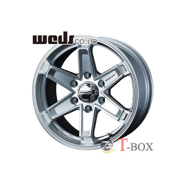 (Pi1{i) WEDS ADVENTURE KEELER TACTICS 18inch 8.0J PCD:139.7 :6H J[:HYPER SILVER / GLOSS BLACK L[[ ^NeBNX