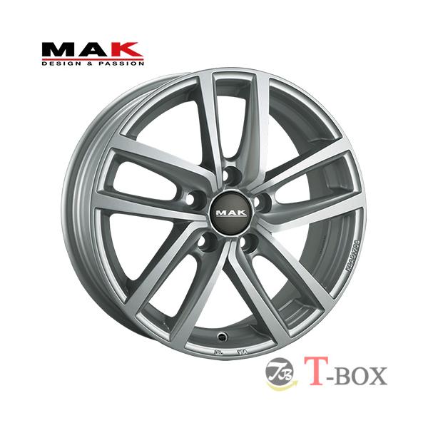 (単品1本価格) 18インチ 7.5J 5/112 MAK 51マック DRESDEN ドレスデン シルバー
