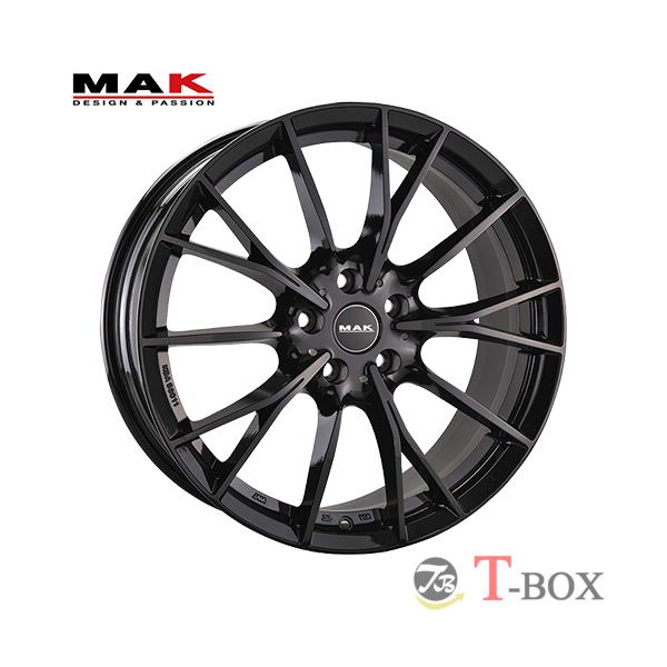 (単品1本価格) 16インチ 7.0J +41 5/112 MAK マック FABRIK ファブリック グロスブラック