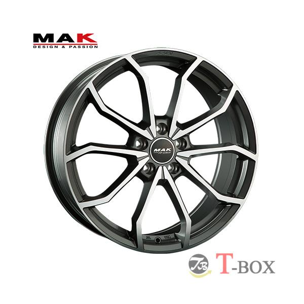 (単品1本価格) 18インチ 8.0J 28 5/112 MAK マック LOWE FF レーベ エフエフ ガンメタリックミラー