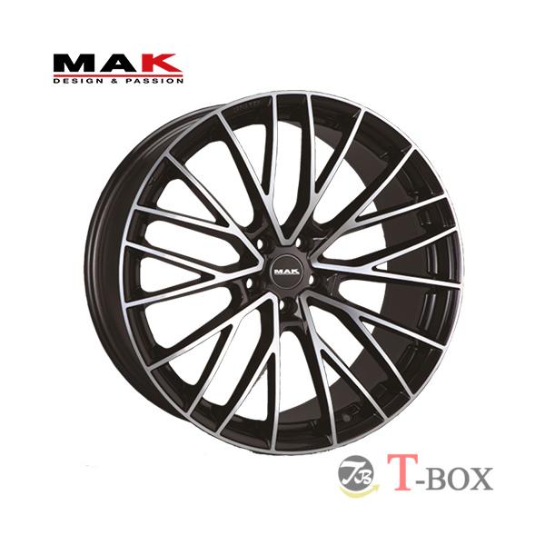 (単品1本価格) 22インチ 10.0J 5/130 MAK マック SPECIALE スぺシャーレ (BM) ブラックミラー