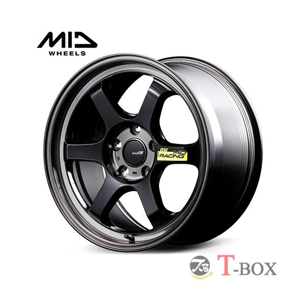 (単品1本価格) 15インチ 5.0J 4/100 マルカ MID レーシング R06 (BCP)