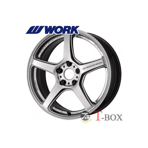 WORK (4本特価) EMOTION T5R 18inch 7.5J PCD:100 穴数:5H カラー: GSL 