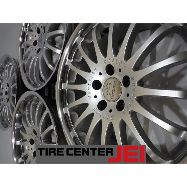 19インチ カールソン CR1/16 8J 9J+40 114.3 クラウン 中古アルミ