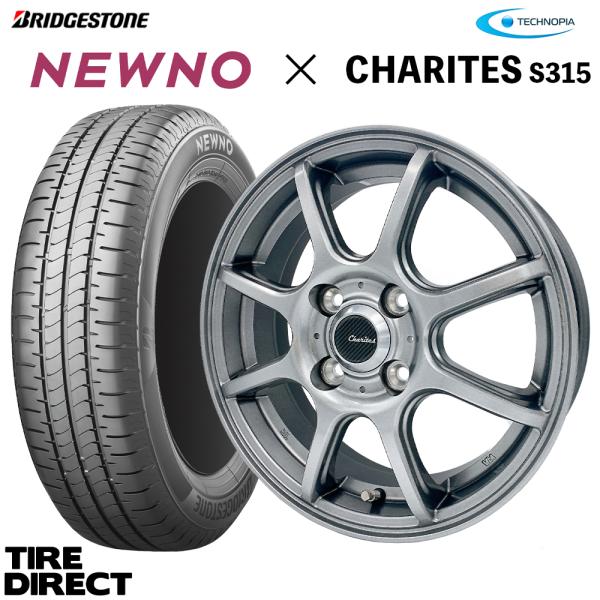 タイヤ・ホイール 155/65R14 BRIDGESTONE NEWNO BRIDGESTONE 2025年製 NEWNO 155/65R14 75H ＆ ホイールセット