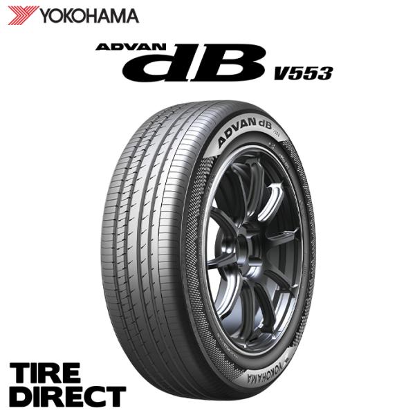 ヨコハマ アドバンdb v553．235/50R18.24年製．9.5分山．4本 tire-direct_v553-2355018-yh