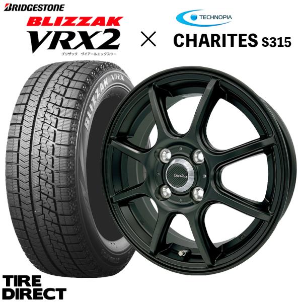 2023年製 日本製 VRX2 155/65R14 75Q ＆ ホイールセット CHARITES S...