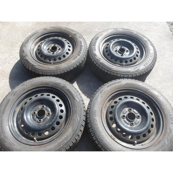 R162p-ソ2 中古タイヤ ホイール 送料無料 185/65R15 冬4本セット