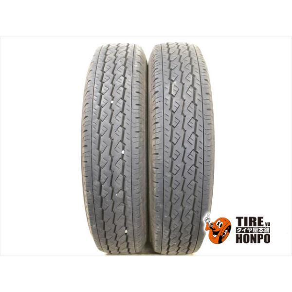 中古タイヤ 2本セット 195/80R15 107/105 ブリヂストン V600 サマー