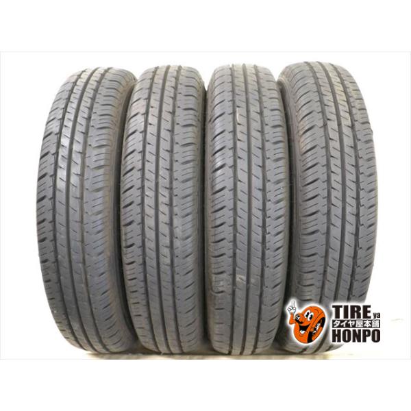 中古タイヤ 4本セット 155/80R14 88/86N ハンコック バントラLT サマー 