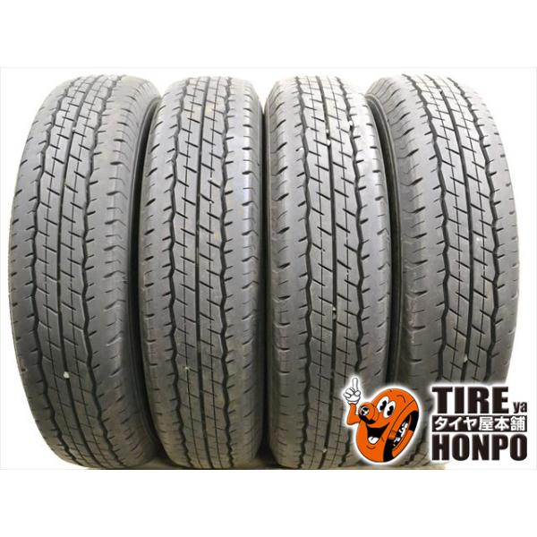 中古タイヤ 4本セット 195/80R15 107/105L ダンロップ SP175N サマー