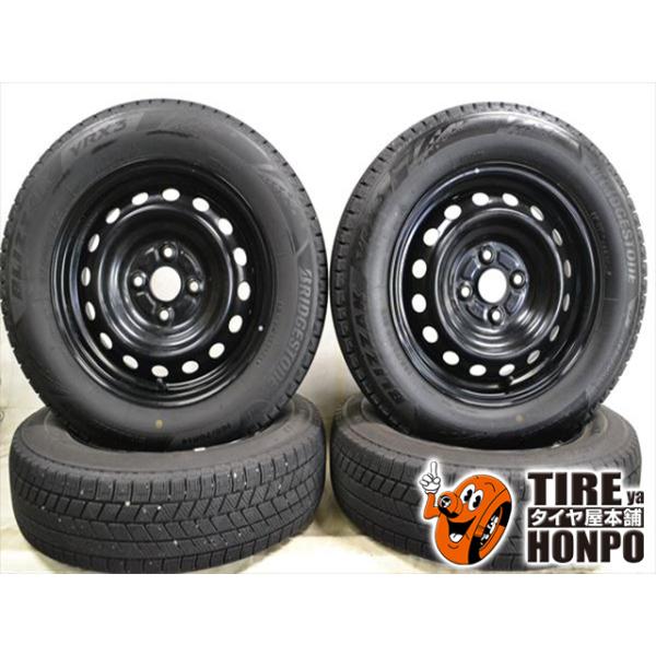 中古タイヤ 4本セット 165/70R14 81Q ブリヂストン ブリザックVRX3 