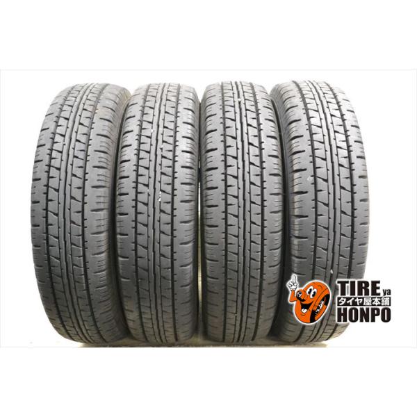 中古タイヤ 4本セット 145/80R12 80/78N ダンロップ エナセーブVAN01