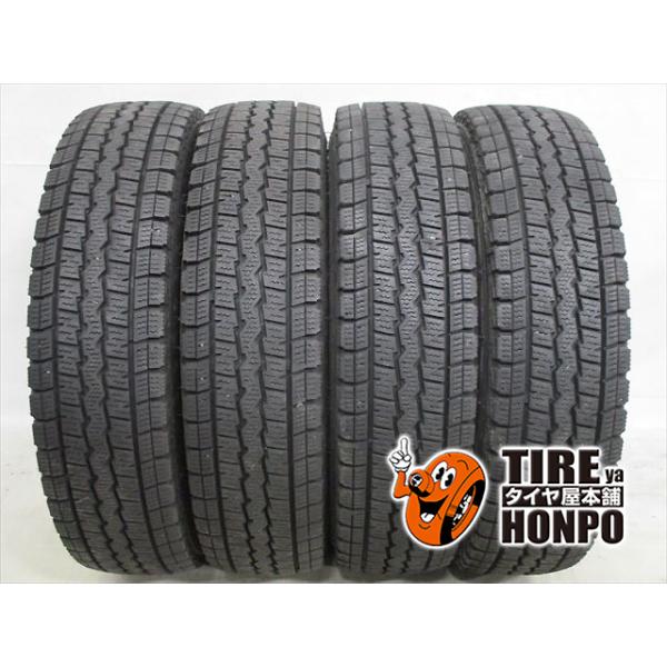 送料無料 ダンロップ 145/80R12 LT 中古 冬タイヤ スタッドレス 9 中古タイヤ 4本セット 145R12 6PR ダンロップ ウィンターマックスSV01