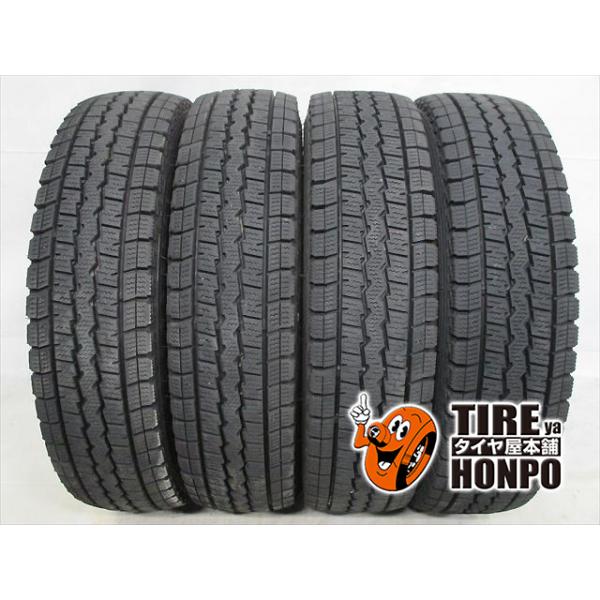 中古タイヤ 4本セット 145/80R12 80/78N ダンロップ ウィンター