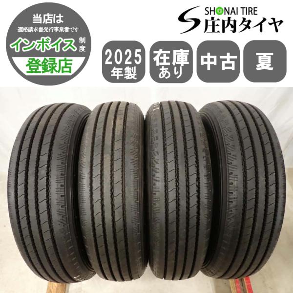イボ残り 夏 4本SET 会社宛 送料無料 195/85R16 114/112 LT ヨコハマ