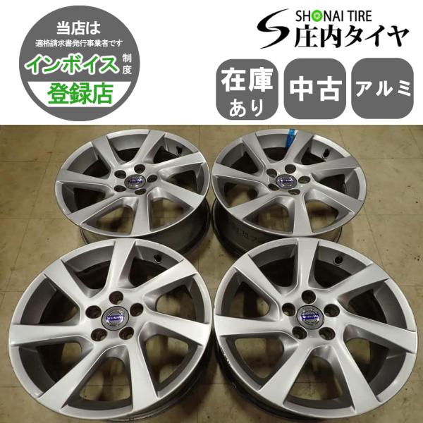 4本SET 会社宛 送料無料 17×7J ボルボ VOLVO V60 純正 アルミホイール
