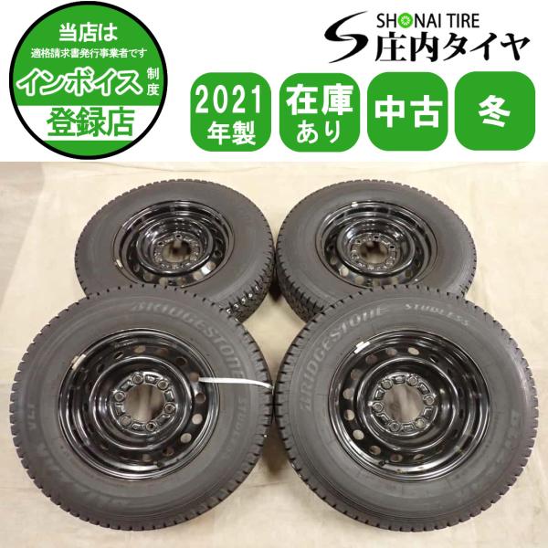 タイヤ・ホイール 2021 BLIZZAK VL1 195/80R15 107/105L LT 冬4本SET 会社宛 送料無料 195/80R15×6J 107/105 LT ブリヂストン